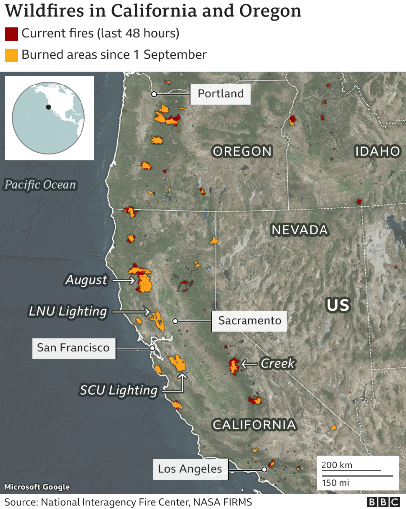 california_oregon_fires_map